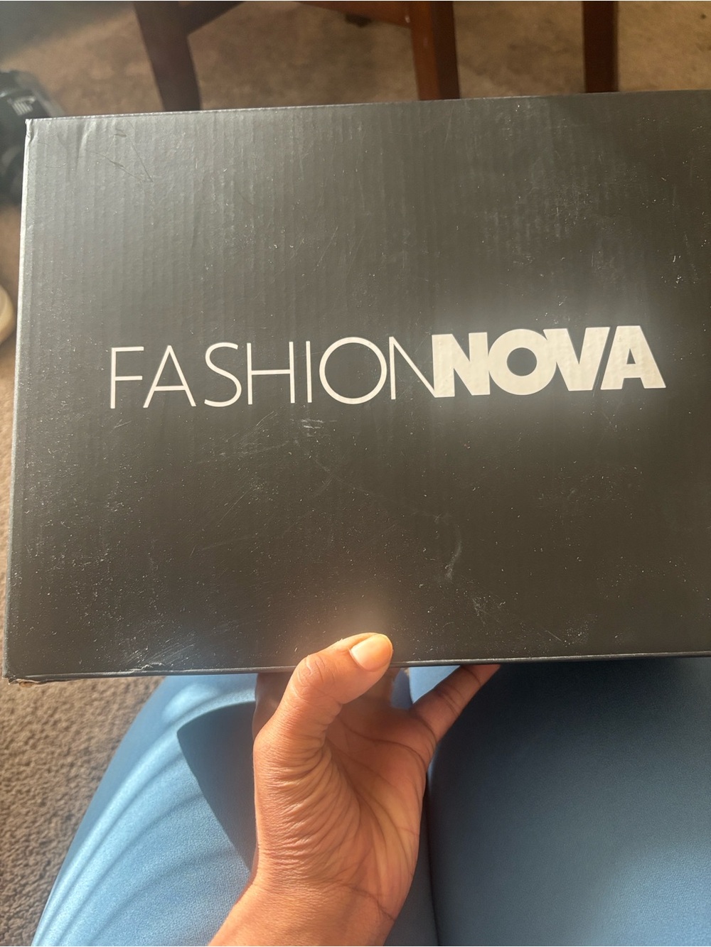 Fashion Nova Black High Heel Open-Toe - Picture 10 of 10